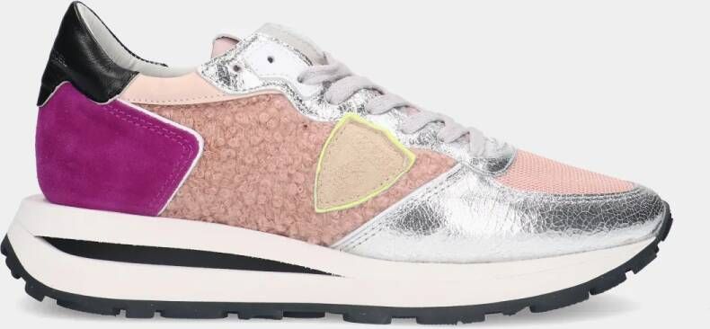 PHILIPPE MODEL Tropez Haute low pink dames sneakers