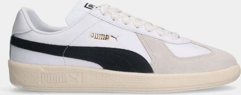 Puma army trainer white sneakers