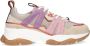 Sacha Dames Beige chunky sneakers met paarse details - Thumbnail 2