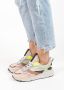 Sacha Dames Beige dad sneakers met multicolor details - Thumbnail 2