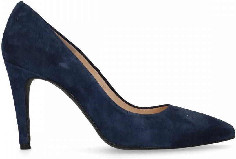 Sacha Blauwe suède pumps - Schoenen.nl