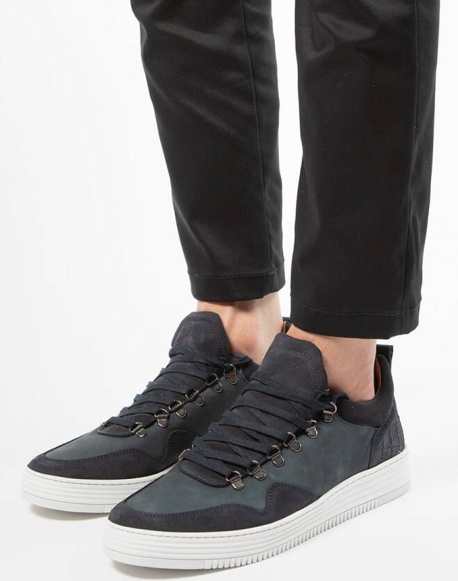 Sacha Heren Blauwe suède sneakers - Foto 2