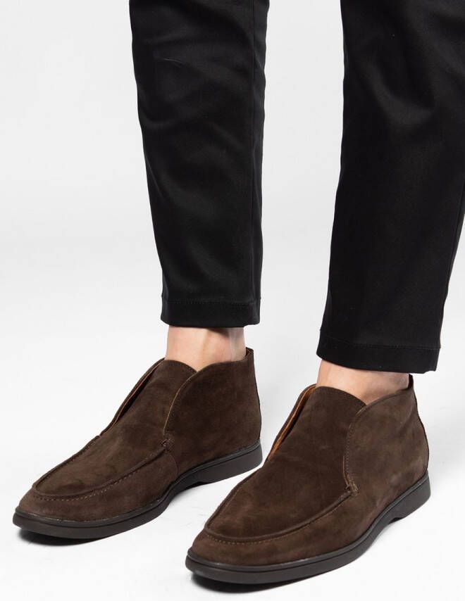 Sacha Bruine loafers met zwarte zool