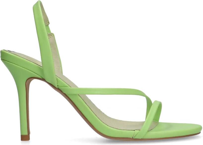 Sacha Groene sandalen met naaldhak