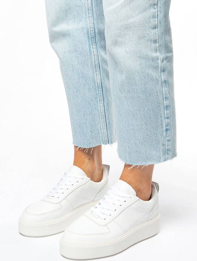 Sacha Dames Witte sneakers met plateauzool - Foto 3