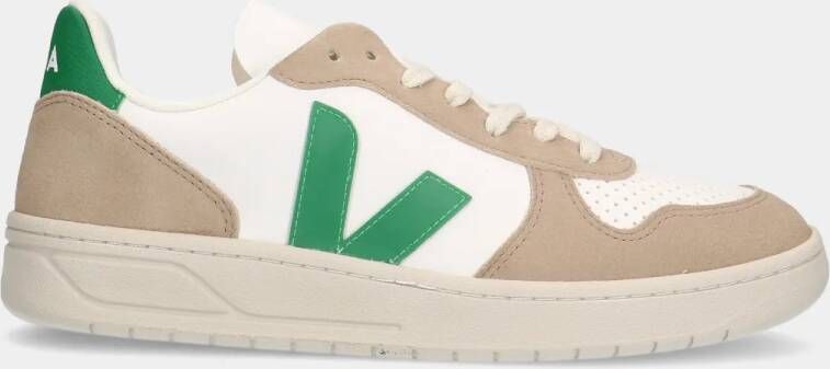 VEJA V-10 Beige Green heren sneakers