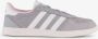 Adidas Breaknet suede dames sneakers grijs wit Echt leer Uitneembare zool - Thumbnail 2