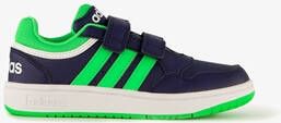 Adidas Originals Hoops 3.0 sneakers donkerblauw groen Jongens Meisjes Imitatieleer 32 - Foto 4
