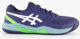 ASICS Gel-Dedicate 8 Padel padelschoenen donkerblauw wit groen - Foto 3