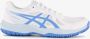 ASICS Upcourt 6 dames zaalschoenen wit blauw - Thumbnail 1