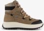 Be Mine leren dames veterboots beige zwart Uitneembare zool - Thumbnail 2