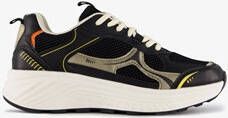 BLUE BOX dames dad sneakers zwart goud Uitneembare zool