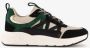 BLUE BOX dames dad sneakers zwart groen Uitneembare zool - Thumbnail 2