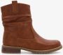 BLUE BOX dames enkellaarsjes cognac bruin - Thumbnail 2