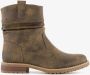 BLUE BOX dames enkellaarsjes kaki Groen - Thumbnail 2