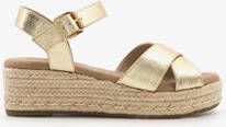 Blue Box dames espadrilles goudkleurig