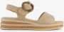 BLUE BOX dames sandalen beige bruin - Thumbnail 2