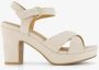 Blue Box dames sandalen met hak beige - Thumbnail 2