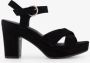 Blue Box dames sandalen met hak zwart - Thumbnail 2