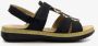 BLUE BOX dames sandalen zwart - Thumbnail 2