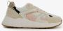 BLUE BOX dames sneakers beige met panterprint Uitneembare zool - Thumbnail 2