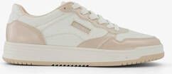 Blue Box dames sneakers beige wit