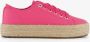 BLUE BOX dames sneakers met jute zool roze - Thumbnail 2