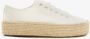Blue Box dames sneakers met jute zool wit - Thumbnail 2