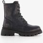 Blue Box dames veterboots zwart - Thumbnail 2