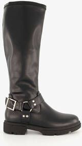 Blue Box hoge dames biker laarzen zwart - Foto 2