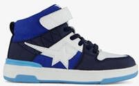 Blue Box hoge jongens sneakers blauw met ster