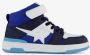 BLUE BOX hoge jongens sneakers blauw met ster Uitneembare zool - Thumbnail 2