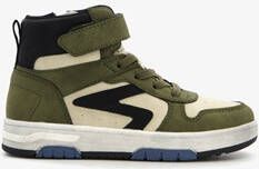 Blue Box hoge jongens sneakers groen beige