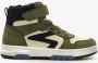 BLUE BOX hoge jongens sneakers groen beige Uitneembare zool - Thumbnail 2