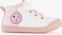 Blue Box hoge meisjes sneakers met smileys