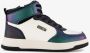 BLUE BOX hoge meisjes sneakers metallic Wit - Thumbnail 2