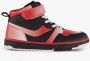BLUE BOX hoge meisjes sneakers Isa zwart rood Uitneembare zool - Thumbnail 2