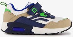 Blue Box jongens sneakers met airzool beige blauw