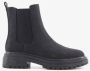 BLUE BOX lage dames chelsea boots zwart - Thumbnail 2