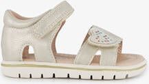 Blue Box meisjes sandalen met hartjes goud