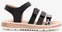 Blue Box meisjes sandalen met luipaardprint zwart - Thumbnail 2