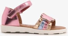 Blue Box meisjes sandalen roze metallic