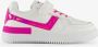 BLUE BOX meisjes sneakers wit met roze details Uitneembare zool - Thumbnail 2