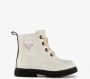 BLUE BOX meisjes veterboots met glitter wit Uitneembare zool - Thumbnail 2