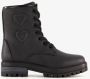 BLUE BOX meisjes veterboots met hartje zwart - Thumbnail 2