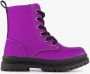 Blue Box meisjes veterboots paars - Thumbnail 2