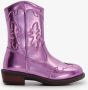 BLUE BOX meisjes cowboy western boots paars metallic - Thumbnail 2