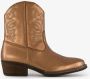 BLUE BOX meisjes cowboy western enkellaarsjes brons - Thumbnail 2