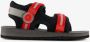 Braqeez jongens watersandalen zwart rood - Thumbnail 2