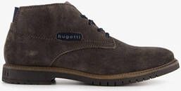 Bugatti hoge bruine suede heren veterschoenen